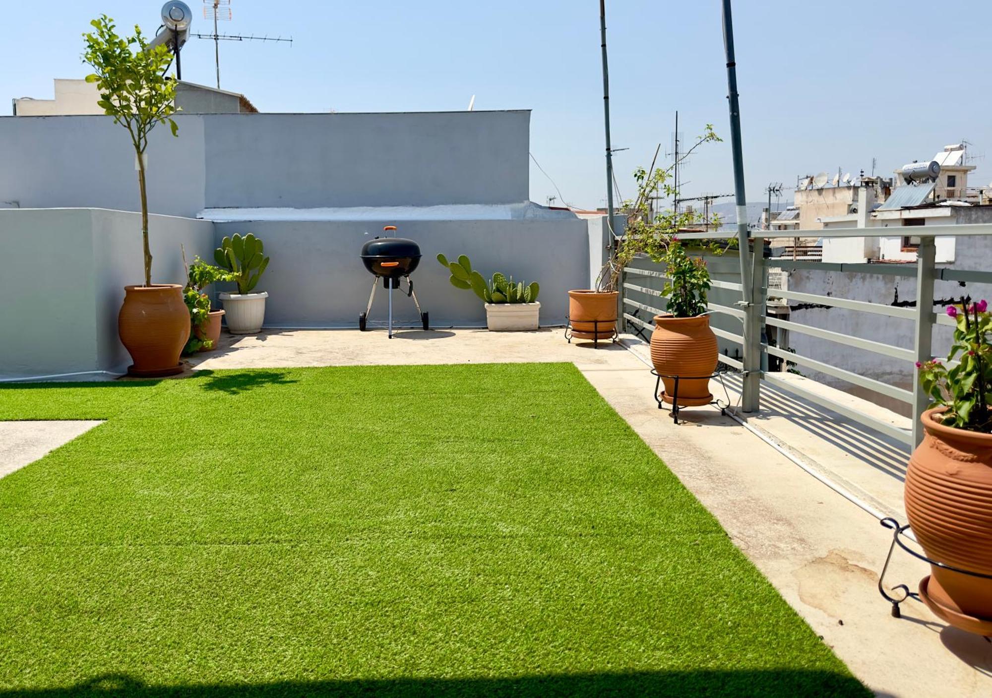 Yuna Penthouse, 100Sqm Private Rooftop Terrasse, Acropolis By Foot Atény Exteriér fotografie